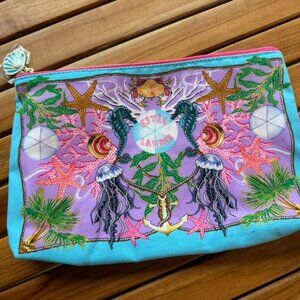 NWTEstée Lauder Coastal Tropical Seashell Cosmetic Bag